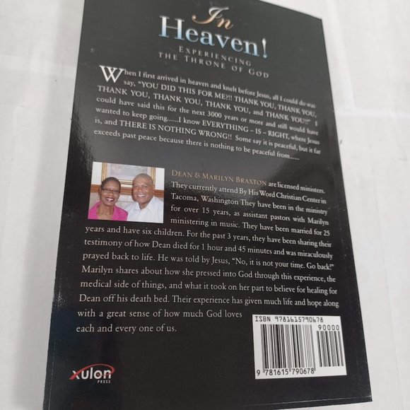 In Heaven -Experiencing The Throne Of God -Paperback -Testimony Of Dean Braxton - Picture 4 of 8